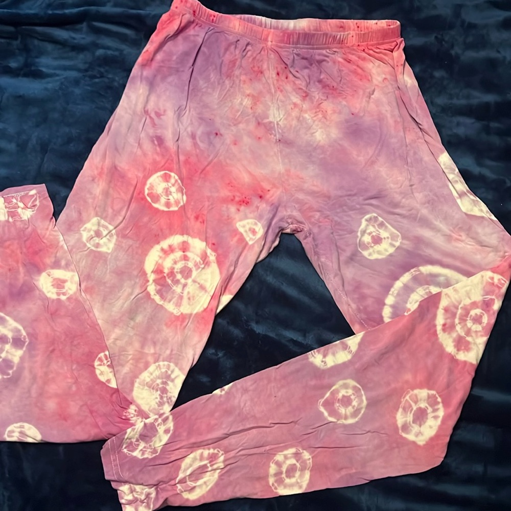 1X tie dyed leggings